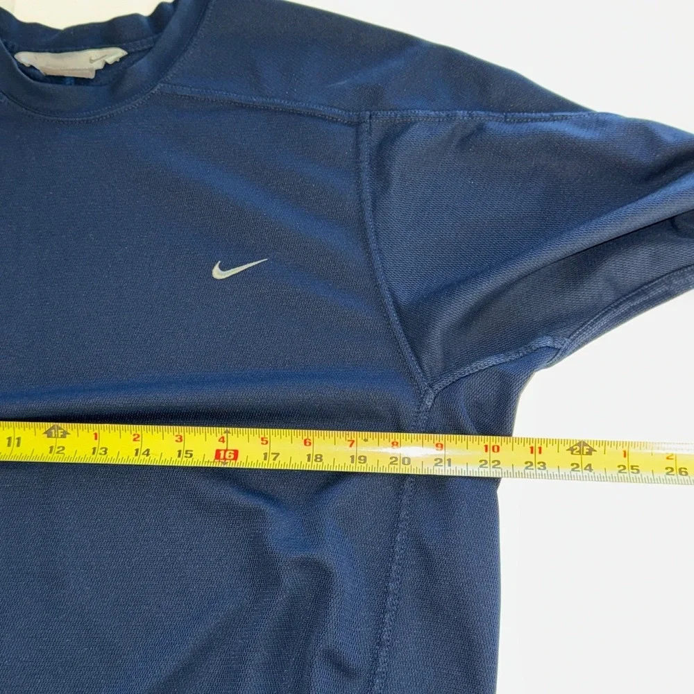 Nike Men's Dark Navy‎ Blue Short Sleeve Athletic T-Shirt Tee Size L